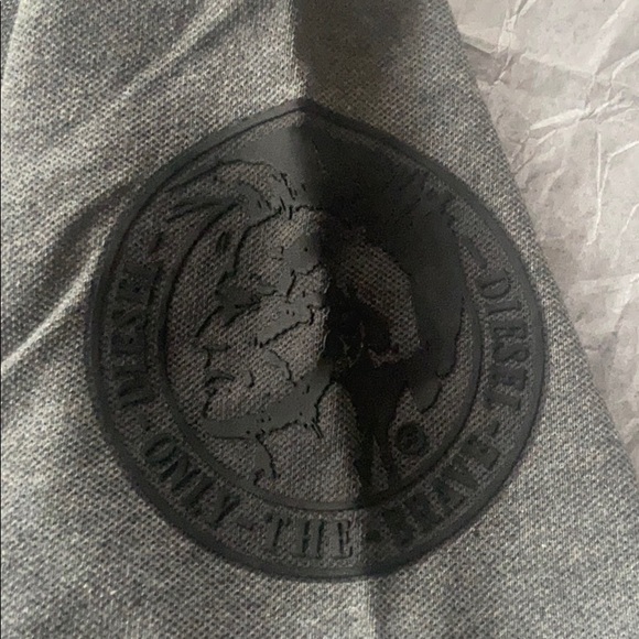DIÉSEL POLO SHIRT GRAY  LARGE SIZE BRAND NEW - Picture 4 of 5